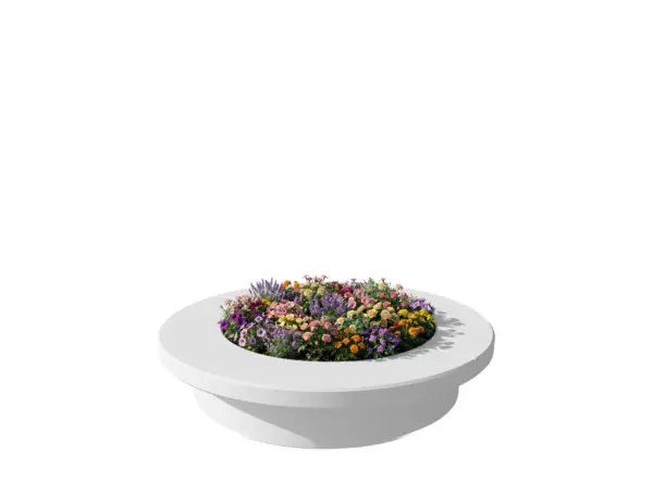 Banco jardinera circular 220